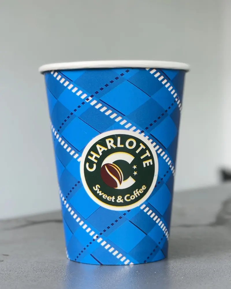 Vaso azul de Charlotte Sweet & Coffee